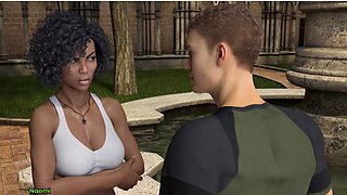 Steamy affair between mom and stepson in a taboo anime fantasy