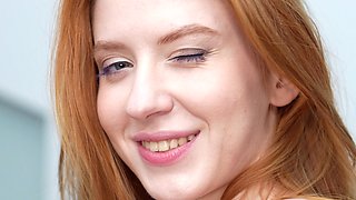 Monster dick fucked only anal red-haired babe