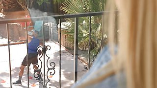 LAST CALL! Redhead MILF Swallows Bartender's BBC