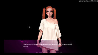 Mila Ai - Mila Teasing the Courier - Addont - by Porn Game 4u