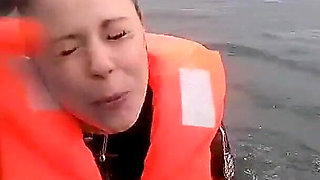 Strapped Tight & Floating Free - Sexy Wetsuit Life Jacket Test