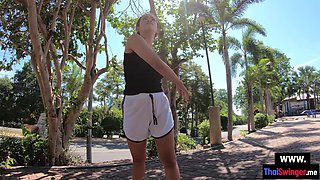 Chubbies Asian teenager enjoys amateur sex sex
