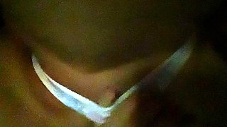 Sexy amateur teen with big boobs gives blowjob