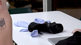 Inefficient Secretary Pays Her Colombian Boss with Her Pussy - Danner Mendez & Almendra Gala