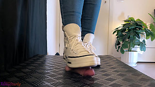 Girlfriend Converse Demolition - Cock Balls Crush Trample, Shoejob, Bootjob, CBT, Ballbusting, Trampling, Stomping