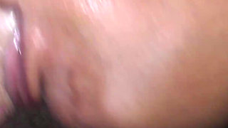 Ebony Mouth Swallows Big Cock and Cumshot