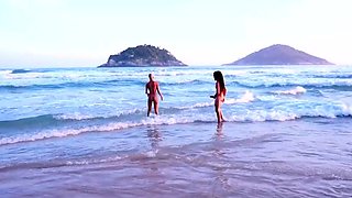 Anal toying ends with hardcore double penetration