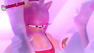 Futa Rouge Gets Fucked Hard by Amy - Blowjob & Creampie Action