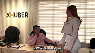 Hot Secretary Will Do Whatever It Takes to Earn a Good Raise - Andrea Castro and Christian Chaux
