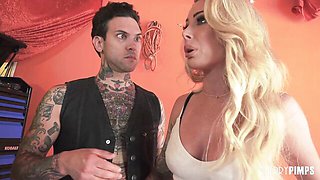 Small Hands and Isabelle Deltore's doggystyle scene by Cherry Pimps