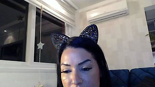 Wild Girl Brunette Solo Masturbation