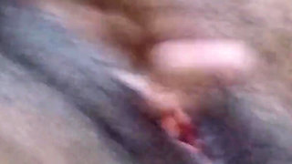 Rubbing Fingering Slapping My Black Tight Pussy