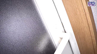 Slick Outdoor Tease with a Pink Tipped F Cup Beauty Soaked in Oil Part.4