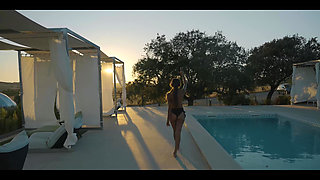 I Walk Along the Pool,