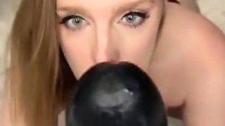 Rose Thorne SubmittedRose squirts on a MASSIVE black dildo