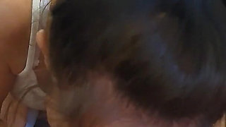 Petite Candie Cross Takes It All: Deepthroat Domination & Reverse Cowgirl Ride on the Couch!