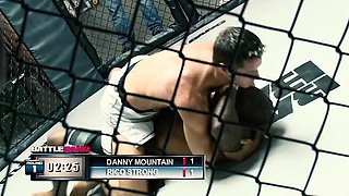 Stacy Adams Hops On The Winners Cock In The MMA Cage And Swallows His Cum