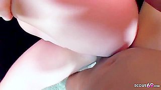 Cute Small College Teen 18+ With Blue Eyes - Interracial Creampie Casting