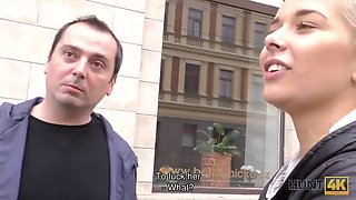 Hunt4k. blue-eyed miss wish nikky isnt against pickup