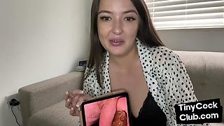 Amateur SPH femme teasing microdick