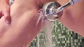 Vicky Vette Masturbating with Shower Head