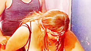70-year-old Stepmother Waits for Her Man in Sexy Lingerie