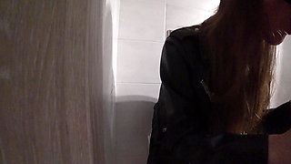 Fucking a stranger in a shopping mall toilet