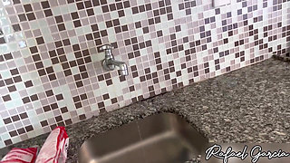 I Fucked the Hot Maid in My Apartment's Kitchen
