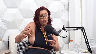 The Brazzers Podcast Episode 2 with Interracial Threesome starring Alexis Fawx, Damion Dayski, Cheerleader Kait