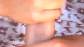 Big titted brunette gives perfect handjob