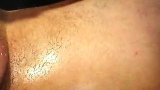 Prostate Massage and Wet Handjob with Black Gloves Sloppy