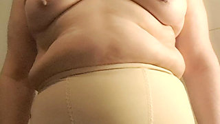 Vintage Stepmom, Showing Her Stepson Her Clothes with Her Pussy on Camera