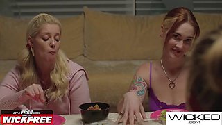 Lexi Luna Fulfills Her Fantasy Of Eating Out Her 1st Redhead