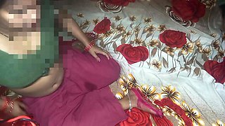 Indian Beautiful Bhabhi Having Romance with Her Husband.