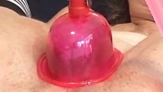 Hot MILF Enjoys a Pussy Pump Oozes Creamy Female Ejaculation