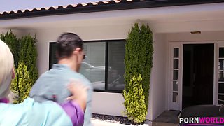 Married Blonde Slut Bridgette B. Opens All Her Holes to Pay for Car Crash GP2471