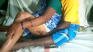 Indian Desi Cute Wife Husband Enjoy Romantic Moment