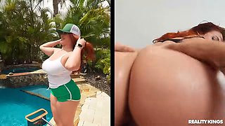Watch Nia Bleu, the hot pool boy, get dirty in this steamy reality kings video