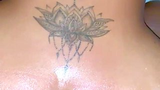 First Anal Lends Itself to Filling Her Ass with Milk