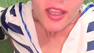 Sailor Reed Loves Having Semen on Her Face After Being Fucked!!
