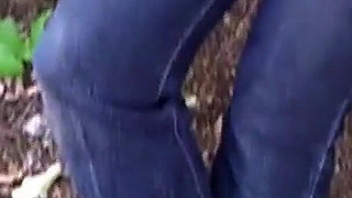 Sucking Black Cock in the Bushes
