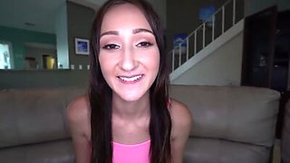 Petite Teen Carmen Rae is Ready to take on a Huge Cock for FilthyPOV