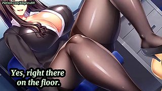 HENTAI JOI Obey your Boss and Clean her Feet femdom, humiliation, feet