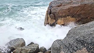 SAYMON FITNESS tried Brenda Floripa's delicious pussy on the rocks