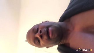 Sexy Euro Blonde Babe Angel Emily Worships Prince's Bbc