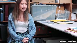 Caught Slipping Items Into Her Bra With Aria Banks