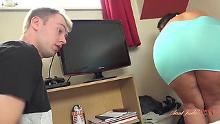 Big Booty MILF Montse Swinger Seduces Son's Friend - Busty Latina Mom Fuck