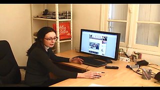 Magnificent French Office Doll Fucked Hard