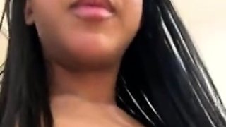 Big boobs milf masturbates with her dildo