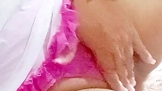 Playing with My Pussy I Put a Nice Big Dildo in It